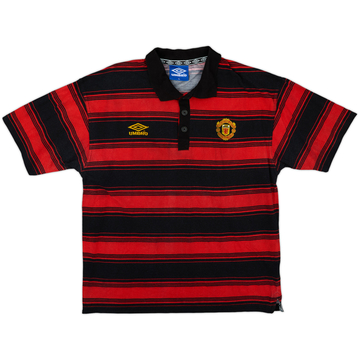 1996-97 Manchester United Umbro Polo - 8/10 - (XL)