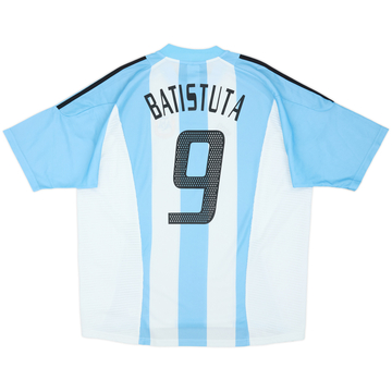 2002-04 Argentina Maillot Domicile Batistuta #9 - 9/10 - (XL)