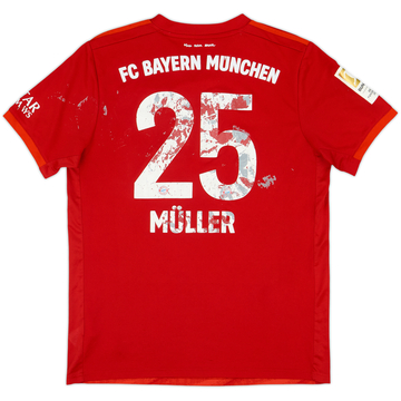 2019-20 Bayern Munich Maillot Domicile Muller #25 - 4/10 - (L)