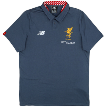 2017-18 Liverpool New Balance polo - 8/10 - (L)