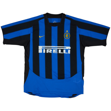 2003-04 Inter Milan Maillot Domicile - 5/10 - (L)