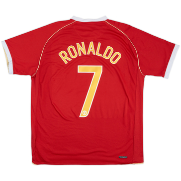 2006-07 Manchester United Maillot domicile Ronaldo #7 - 6/10 - (XL)