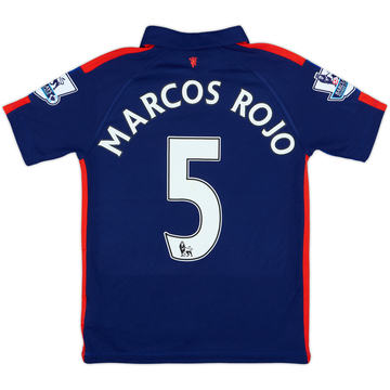 2014-15 Manchester United Maillot Third Marcos Rojo #5 - 6/10 - (M.Boys)