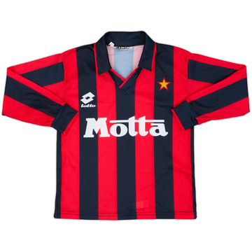 1993-94 Maillot Domicile AC Milan L/S - 9/10 - (S.Boys)