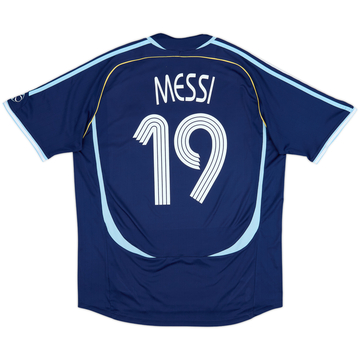 2006-07 Argentine Maillot extérieur Messi #19 - 9/10 - (XXL)