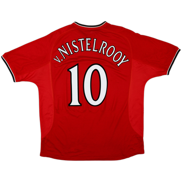 2000-02 Manchester United Maillot Domicile V.Nistelrooy #10 - 4/10 - (XL)