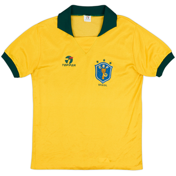 1985-88 Brésil Maillot Domicile - 5/10 - (M)
