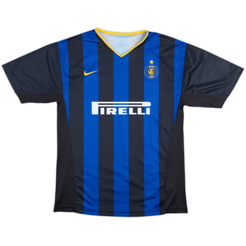 2002-03 Inter Milan Maillot Domicile Basique - 7/10 - (L.Boys)