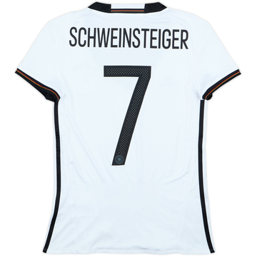 2015-16 Germany Maillot Domicile Schweinsteiger #7 - État 10/10 - (S Femme)