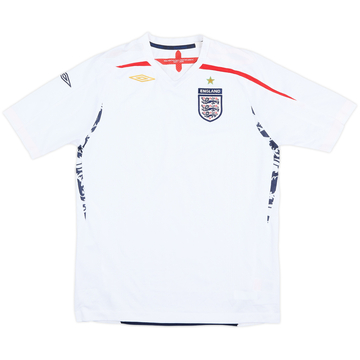 Maillot Domicile Angleterre 2007-09 - 5/10 - (XL.Boys)