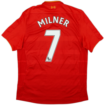 2016-17 Liverpool Maillot Domicile Milner #7 - 6/10 - (M)