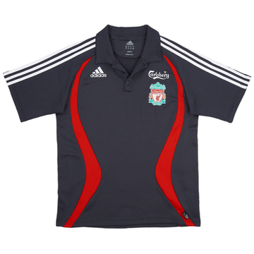 2006-07 Liverpool adidas Polo - 9/10 - (S/M)