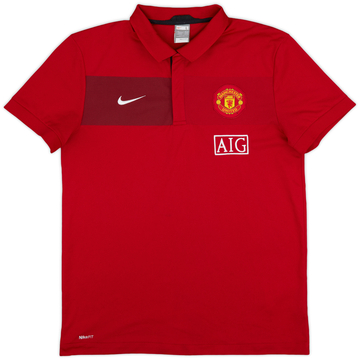 2009-10 Manchester United Nike Polo - 9/10 - (L)