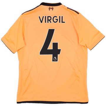 2017-18 Liverpool Maillot Third 125 ans Virgil #4 - 7/10 - (S)