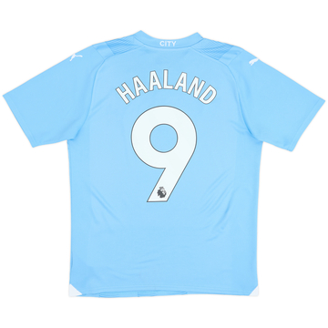 2023-24 Manchester City Maillot Domicile Haaland #9 - 10/10 - (M)