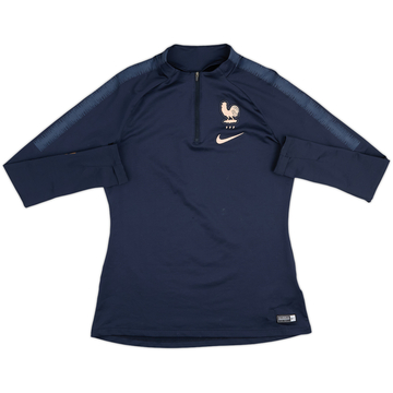 2019-20 France Nike Haut d'entraînement 1/4 Zip - 8/10 - (S)