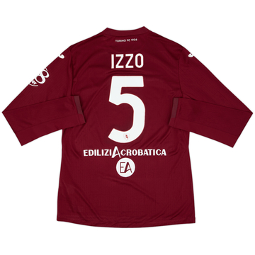 2021-22 Torino Maillot Domicile ML Izzo #5 - 8/10 - (M)