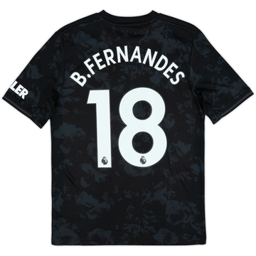 2019-20 Manchester United Maillot third B.Fernandes #18 - 9/10 - (XL.Boys)