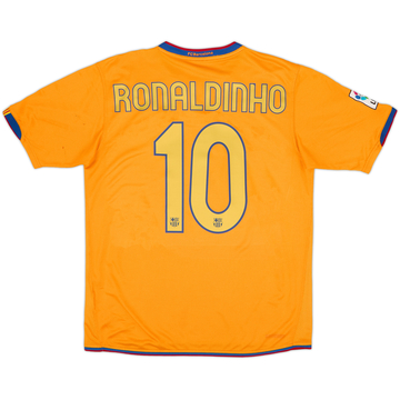 2006-08 Barcelona Maillot extérieur Ronaldinho #10 - 6/10 - (M)