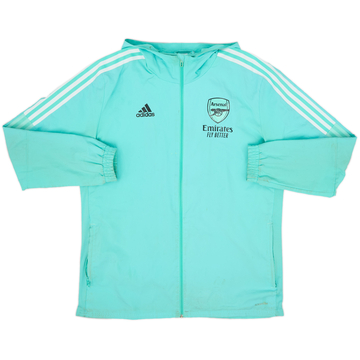 2021-22 Arsenal adidas Veste de survêtement à capuche - 5/10 - (L)