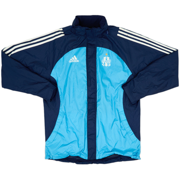 2002-03 Olympique Marseille adidas Veste de pluie à capuche - 7/10 - (XL.Boys)