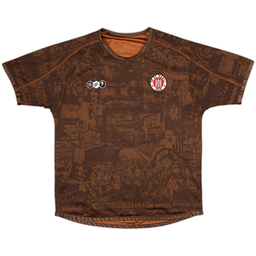 2010-11 St Pauli Maillot domicile Centenaire réversible - 9/10 - (L)