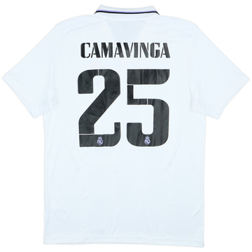 2022-23 Real Madrid Maillot Domicile Camavinga #25 - 10/10 - (L)