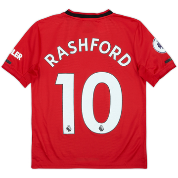 2019-20 Manchester United Maillot Domicile Rashford #10 - 10/10 - (M)