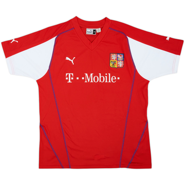 2004-06 République Tchèque Maillot Domicile Basique - 5/10 - (XL)