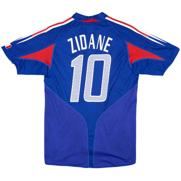 2004-06 France Maillot Domicile Zidane #10 - 9/10 - (S)