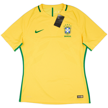2016-17 Brazil Maillot Domicile Authentique (Femme XL)