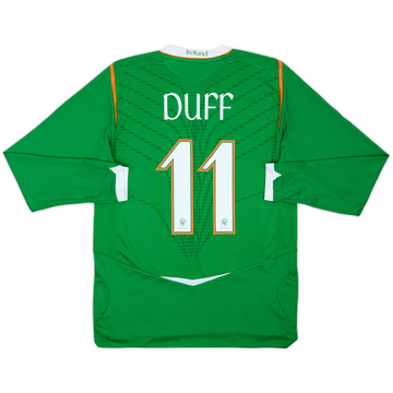 2008-10 Ireland Maillot Domicile ML Duff #11 - 8/10 - (S)