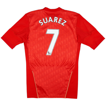 2010-12 Liverpool Maillot Domicile Version Joueur TechFit Suarez #7 - 8/10 - (L)