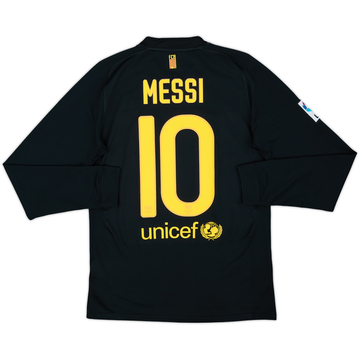 2011-12 Barcelona Maillot Extérieur Manches longues Messi #10 - 8/10 - (S)