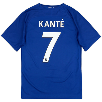 2017-18 Chelsea Maillot domicile Kante #7 - 9/10 - (S)