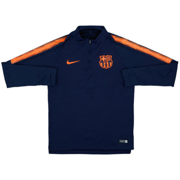 2018-19 Barcelona Nike Haut d'entraînement 1/4 Zip - 7/10 - (S)