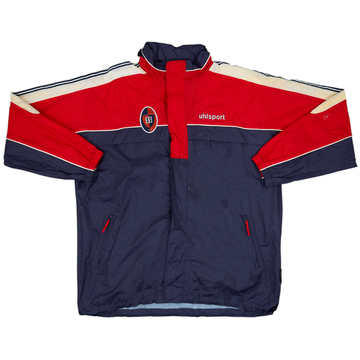 2000-02 Cagliari Uhlsport Veste de pluie à capuche - 5/10 - (XL/XXL)