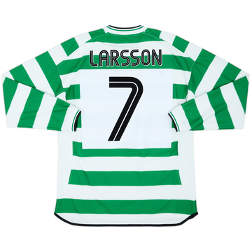 2001-03 Celtic Maillot domicile manches longues Larsson #7 - 6/10 - (L)