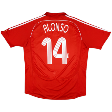 2006-08 Liverpool Maillot domicile Alonso #14 - 5/10 - (XL)