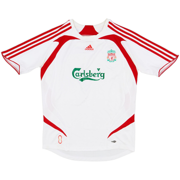 2007-08 Liverpool Maillot Extérieur - 5/10 - (S)