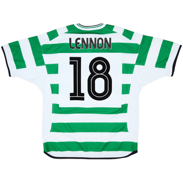 2001-03 Celtic Maillot domicile Lennon #18 - 8/10 - (L)