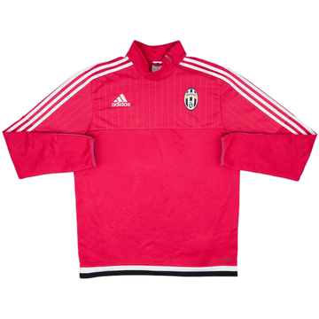 2015-16 Juventus adidas Haut d'entraînement 1/4 de zip - 8/10 - (M)