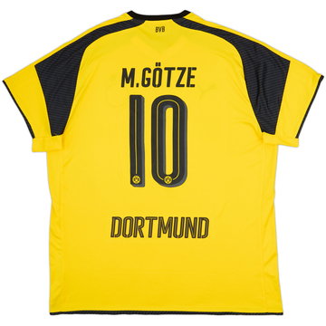 2016-17 Borussia Dortmund Maillot domicile européen Gotze #10 - 8/10 - (3XL)