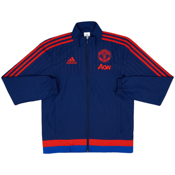 2015-16 Manchester United adidas Veste de survêtement - 9/10 - (S)