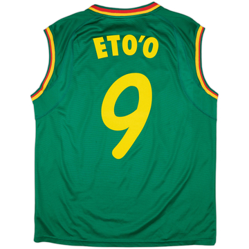 2002 Cameroun Maillot domicile Eto'o #9 - 6/10 - (XL)