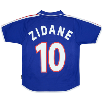 2000-02 France Maillot Domicile Zidane #10 - 5/10 - (Y)