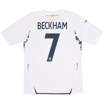 2007-09 England Maillot domicile Beckham #7 (M)