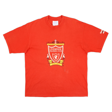 1996-98 Liverpool Reebok T-shirt coton - 5/10 - (M)