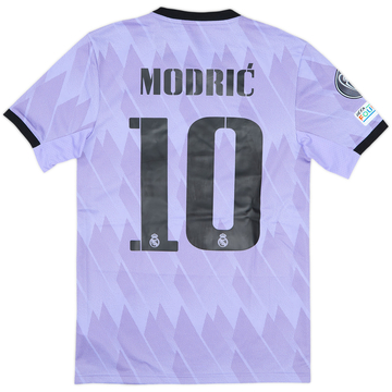 2022-23 Real Madrid Maillot extérieur Modric #10 (XS)