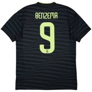 2022-23 Real Madrid Maillot third Benzema #9 - 8/10 - (M)